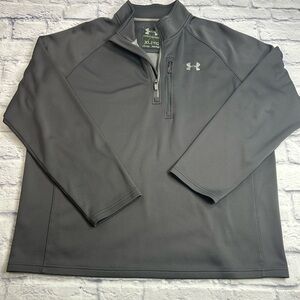 Under Armour Men's Gray Quarter-Zip Jacket. Size XL.